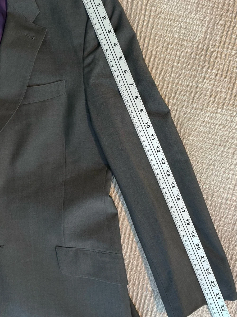 Paul Smith London The Byard Gray Wool Mohair Blazer 40R Made in Italy 🇮🇹